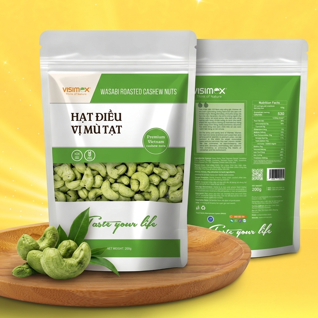 Hạt Điều Vị Wasabi